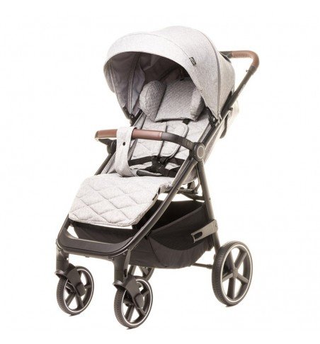 Sportinis vežimėlis 4Baby Stinger Pro Melange Light Grey