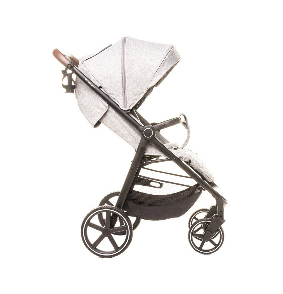 Sportinis vežimėlis 4Baby Stinger Pro Melange Light Grey