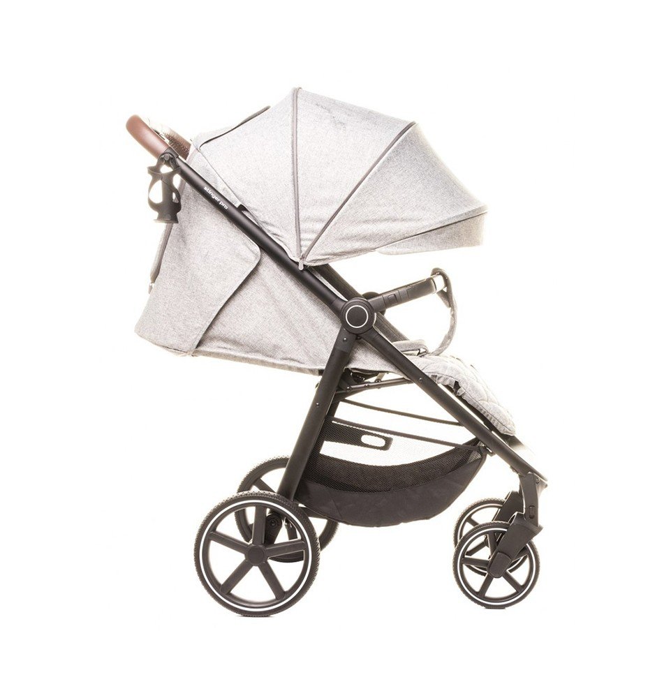 Sportinis vežimėlis 4Baby Stinger Pro Melange Light Grey