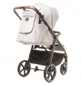 Sportinis vežimėlis 4Baby Stinger Pro Melange Light Grey
