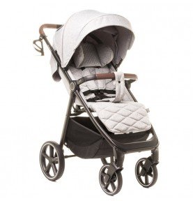 Sportinis vežimėlis 4Baby Stinger Pro Melange Light Grey