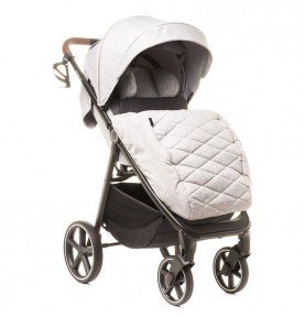 Sportinis vežimėlis 4Baby Stinger Pro Melange Light Grey