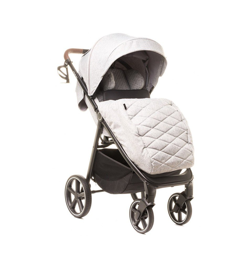 Sportinis vežimėlis 4Baby Stinger Pro Melange Light Grey