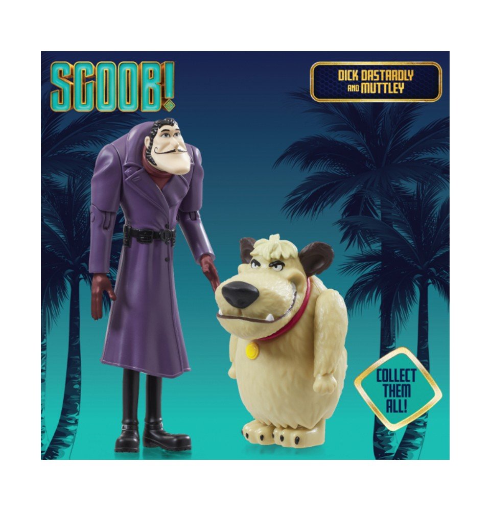 Figūrėlės Scooby Doo Dick Dastardly and Muttley, 2 vnt.