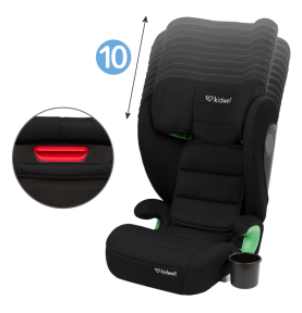 Automobilinė kėdutė Kidwell Weston Black