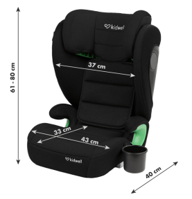 Automobilinė kėdutė Kidwell Weston Black