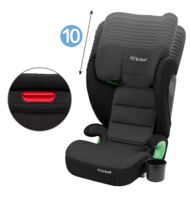 Automobilinė kėdutė Kidwell Weston Grey/Black