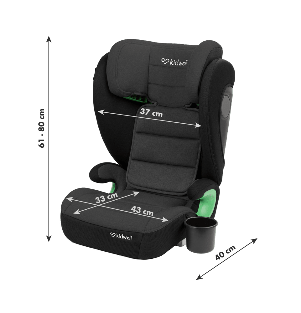 Automobilinė kėdutė Kidwell Weston Grey/Black