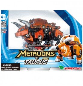 Transformuojama mini figūrėlė Young Toys Metalions Taurus