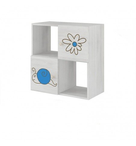 Lentyna 4 skyrių Surf Blue Snail