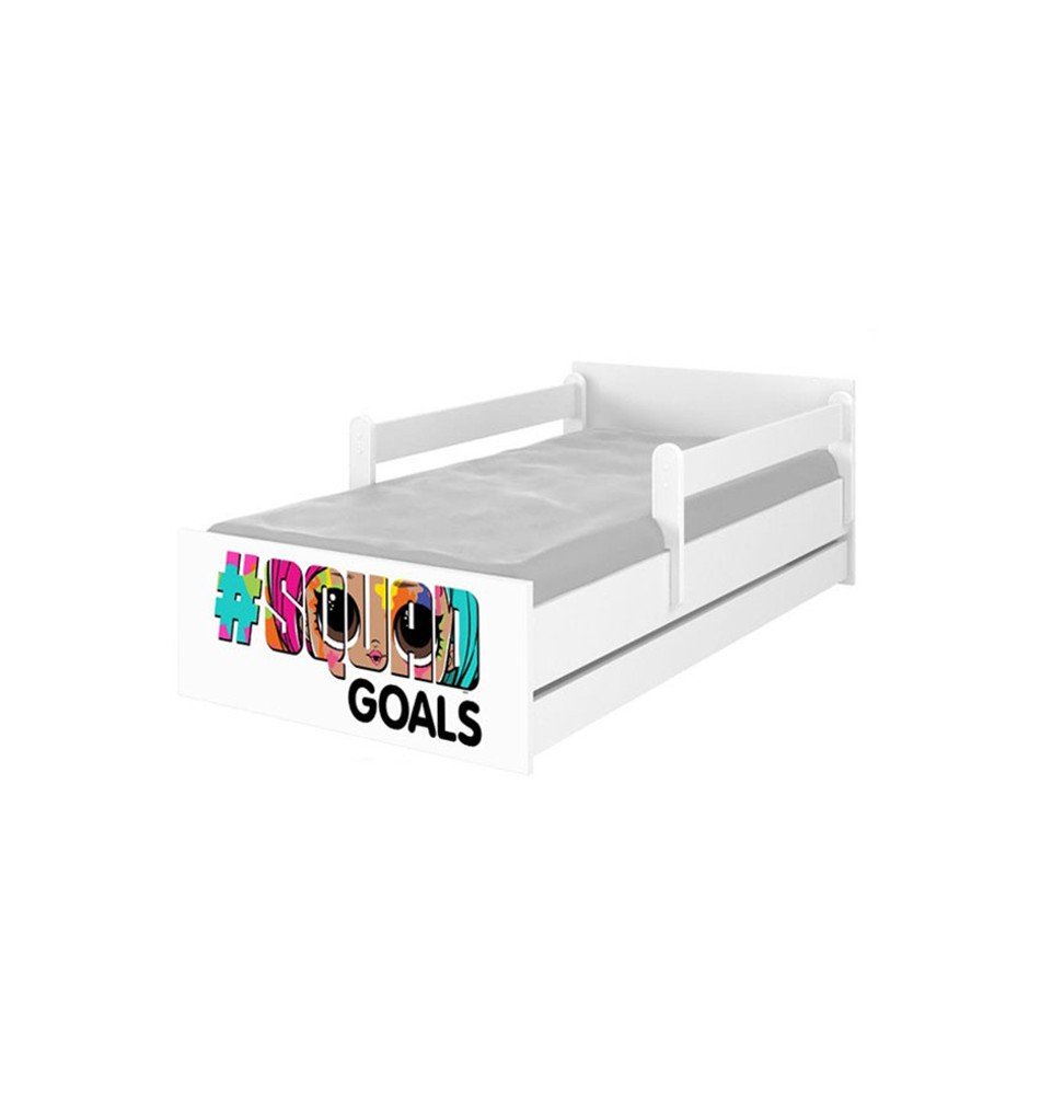 Vaikiška lova su stalčiumi Max LOL Surprise Squad Goals, 180x90cm