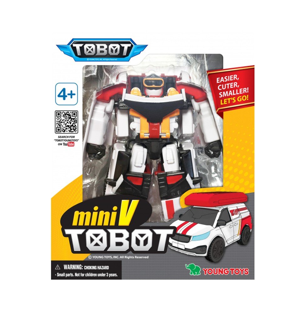 Transformeris Young Toys Mini Tobot V