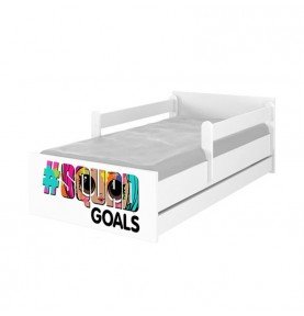 Vaikiška lova su stalčiumi Max LOL Surprise Squad Goals, 200x90cm