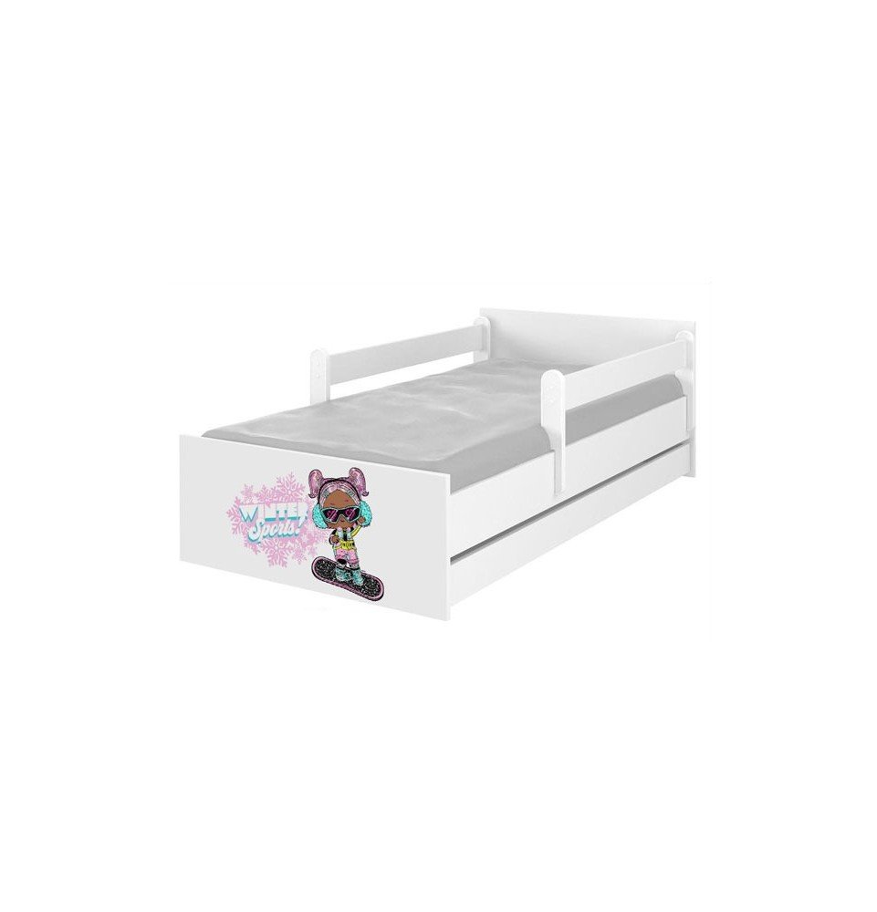Vaikiška lova su stalčiumi Max LOL Surprise Winter, 200x90cm
