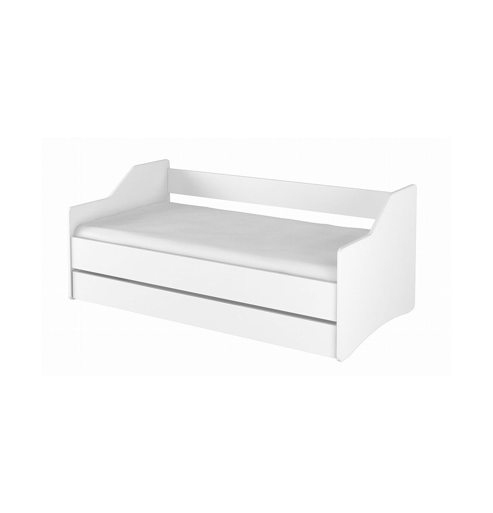 Vaikiška lova su stalčiumi Lulu II White, 180x80cm Vaikiška lova su stalčiumi Lulu II White, 180x80cm