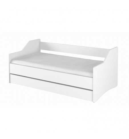 Vaikiška lova su stalčiumi Lulu II White, 180x80cm