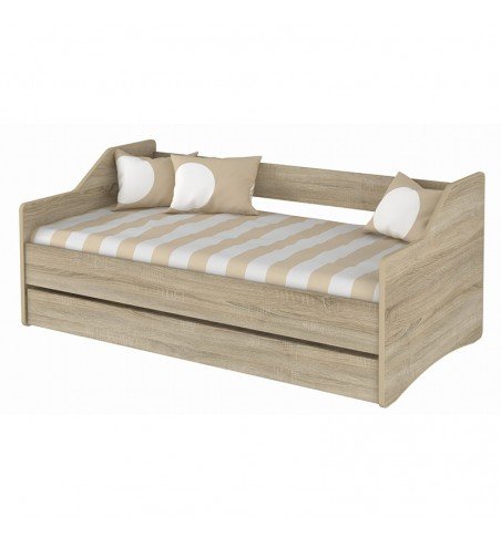 Vaikiška lova su stalčiumi Lulu II Wood, 180x80cm