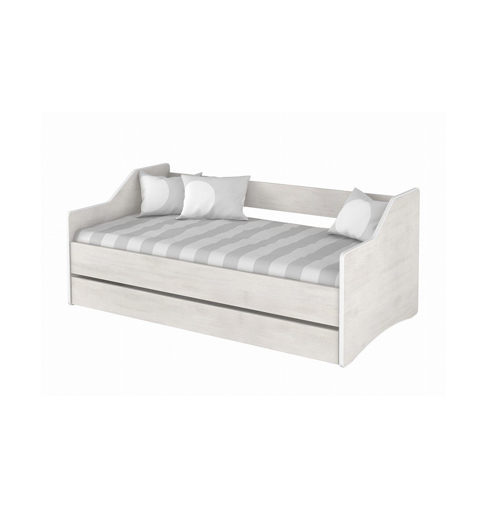 Vaikiška lova su stalčiumi Lulu II Surf White, 180x80cm Vaikiška lova su stalčiumi Lulu II Surf White, 180x80cm