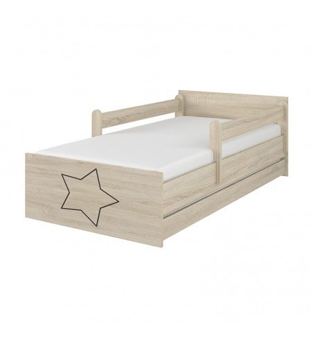 Vaikiška lova su stalčiumi Max Decorated Star, 180x90cm