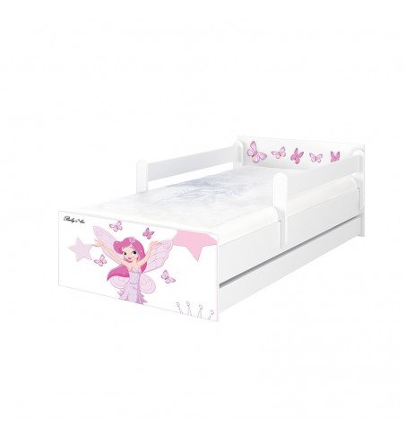 Vaikiška lova su stalčiumi Max Little Princess White, 180x90cm