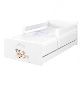 Vaikiška lova su stalčiumi Max Sweet Dreams, 200x90cm