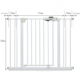 Saugos varteliai Kidwell Guarda 74-104 cm, white