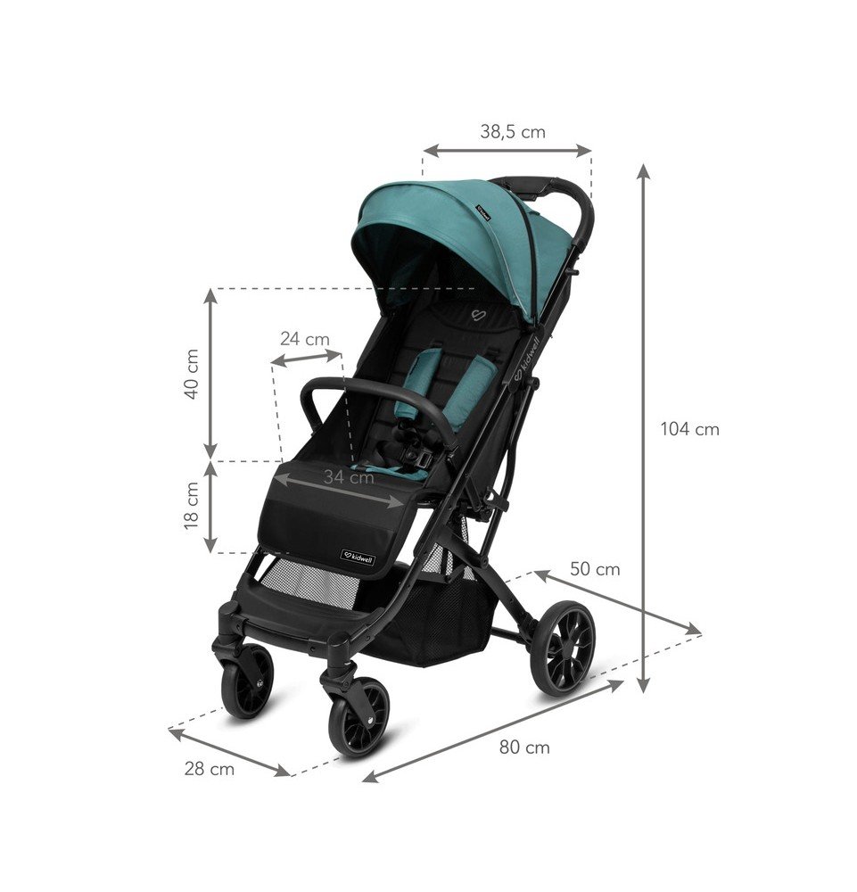 Sportinis vežimėlis Kidwell Colmer Royal Green