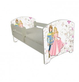 Dvivietė vaikiška lova su stalčiumi Oskar X Prince and princess, 160x80cm
