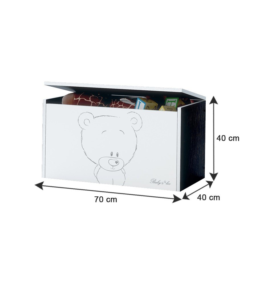 Daiktadėžė žaislams Pink Bear