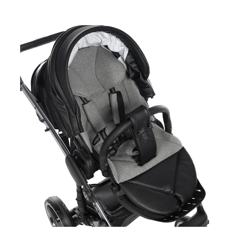 Universalus vežimėlis Junama HandCraft 3in1, Black