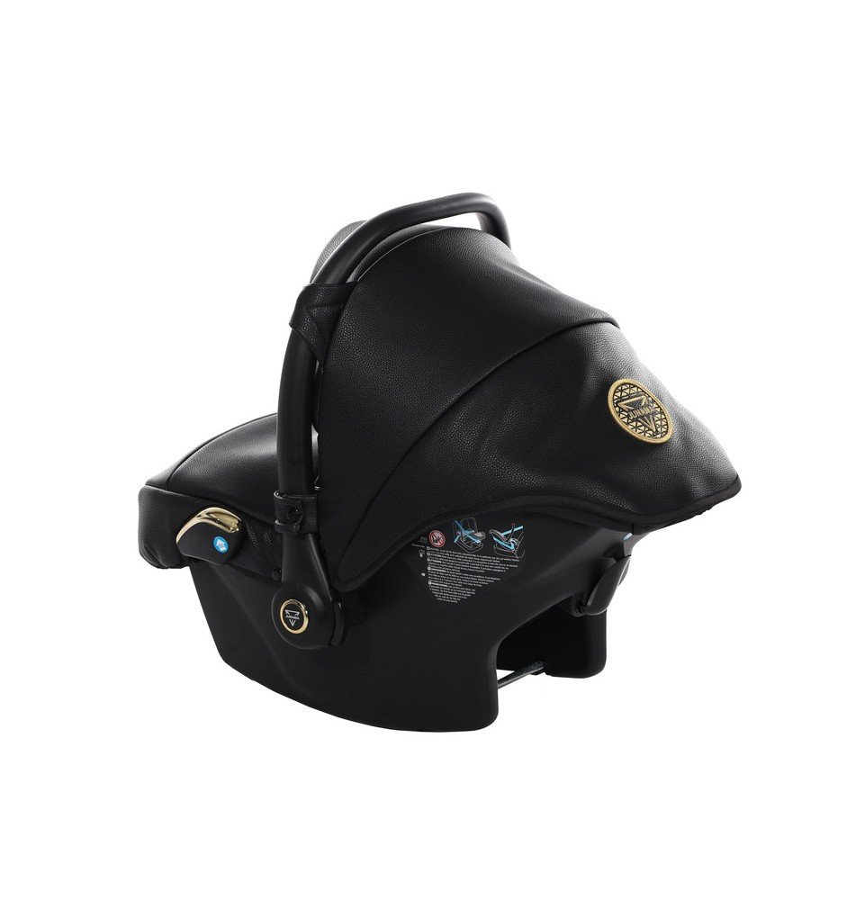 Universalus vežimėlis Junama HandCraft 3in1, Black/Gold