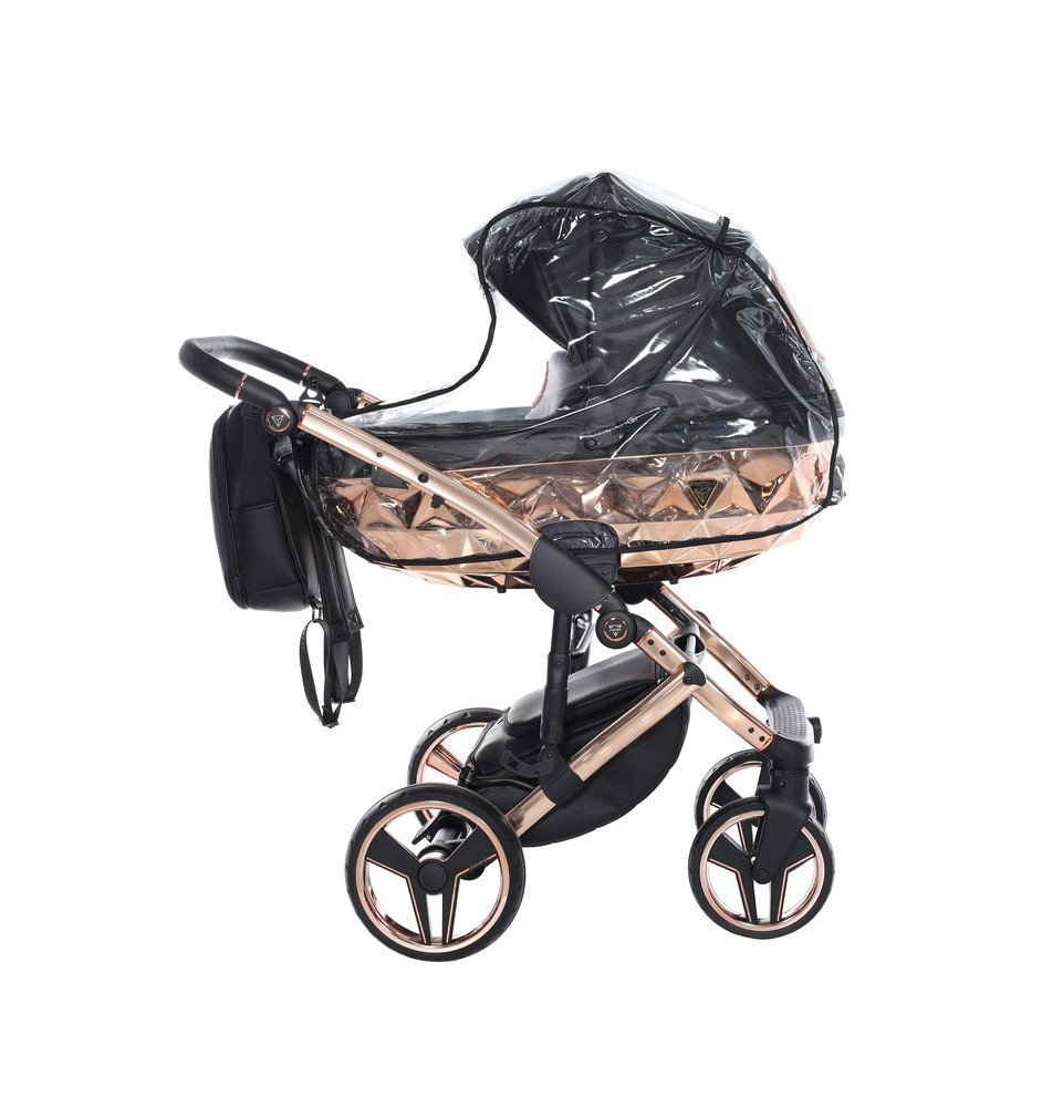 Universalus vežimėlis Junama HandCraft 3in1, Black/Copper