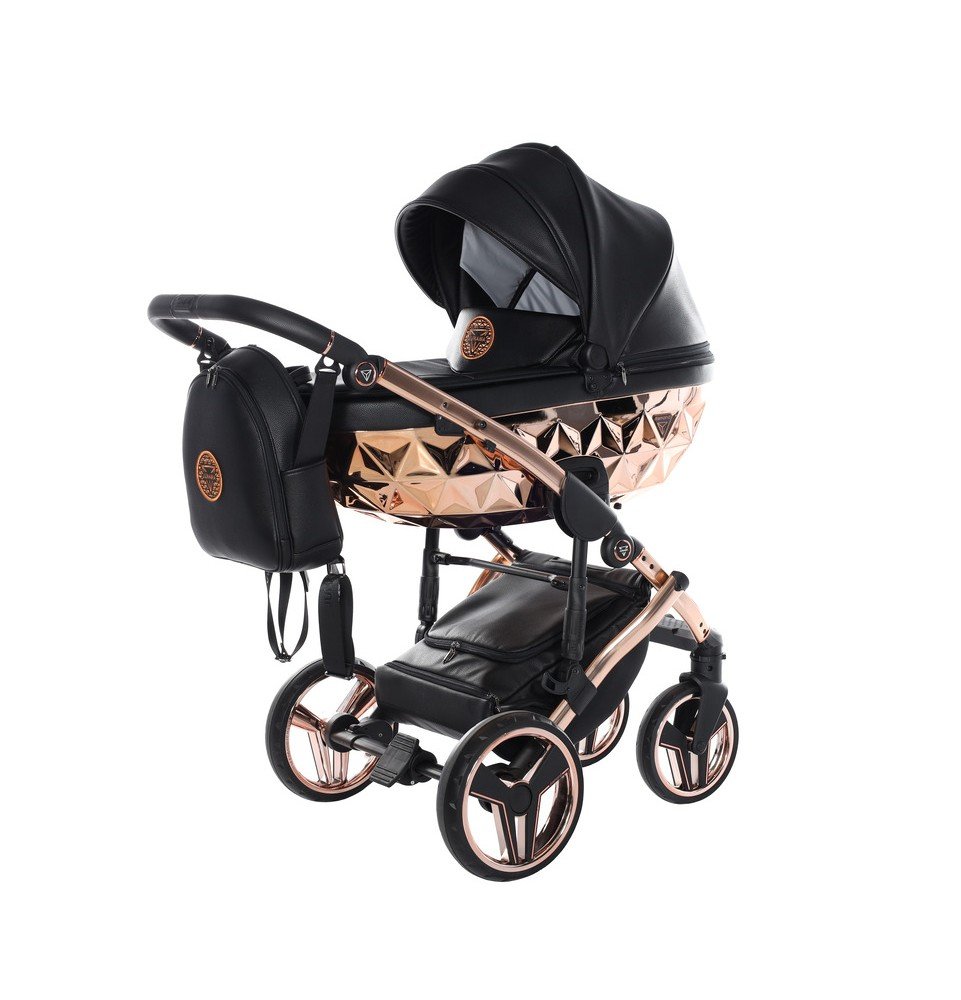 Universalus vežimėlis Junama HandCraft 3in1, Black/Copper Universalus vežimėlis Junama HandCraft 3in1, Black/Copper