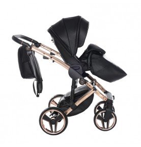 Universalus vežimėlis Junama HandCraft 3in1, Black/Copper