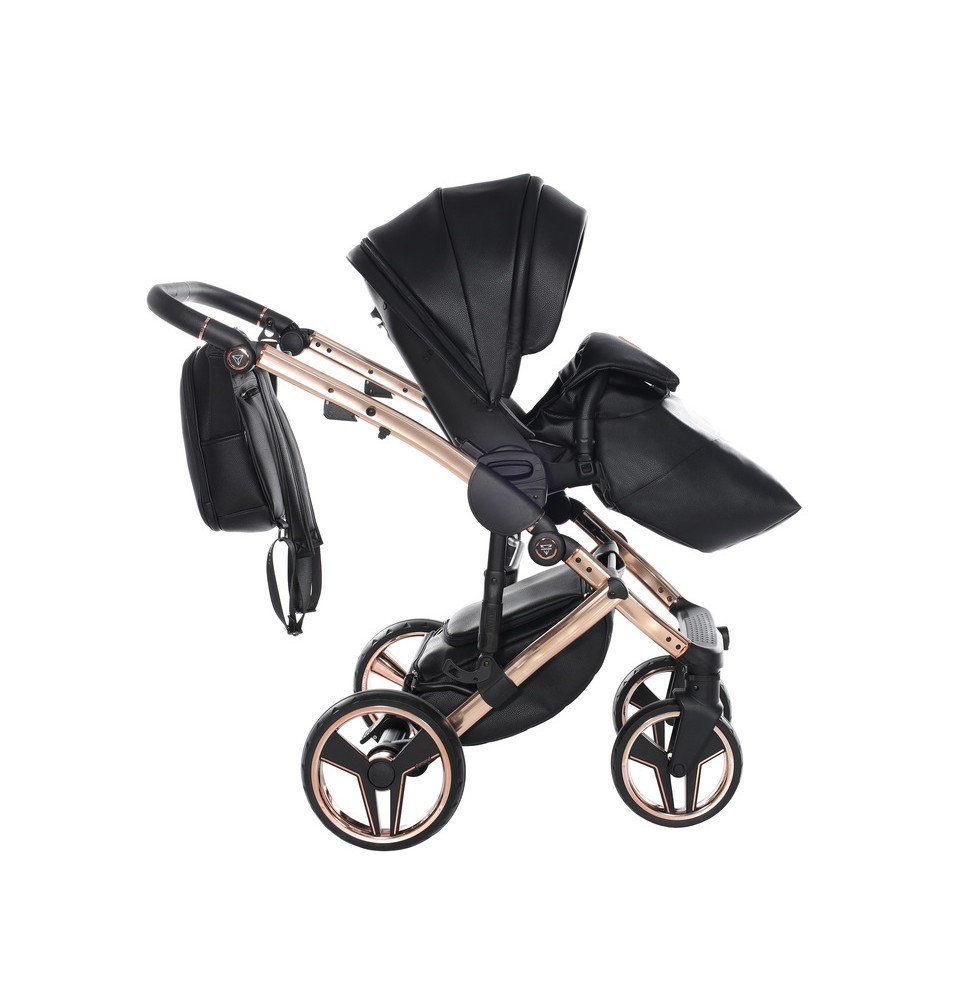 Universalus vežimėlis Junama HandCraft 3in1, Black/Copper