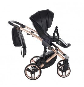 Universalus vežimėlis Junama HandCraft 3in1, Black/Copper