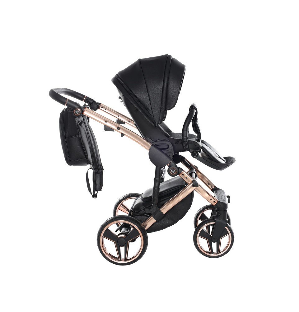 Universalus vežimėlis Junama HandCraft 3in1, Black/Copper