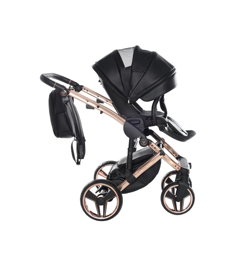 Universalus vežimėlis Junama HandCraft 3in1, Black/Copper