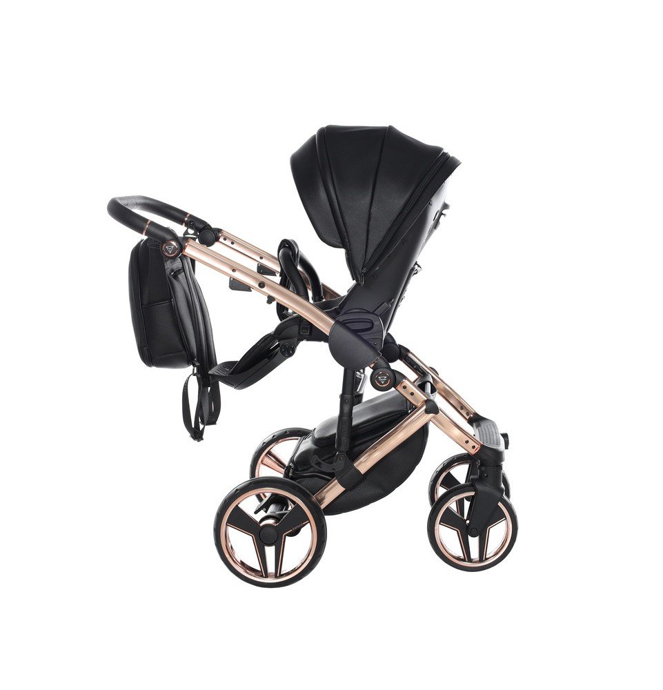 Universalus vežimėlis Junama HandCraft 3in1, Black/Copper