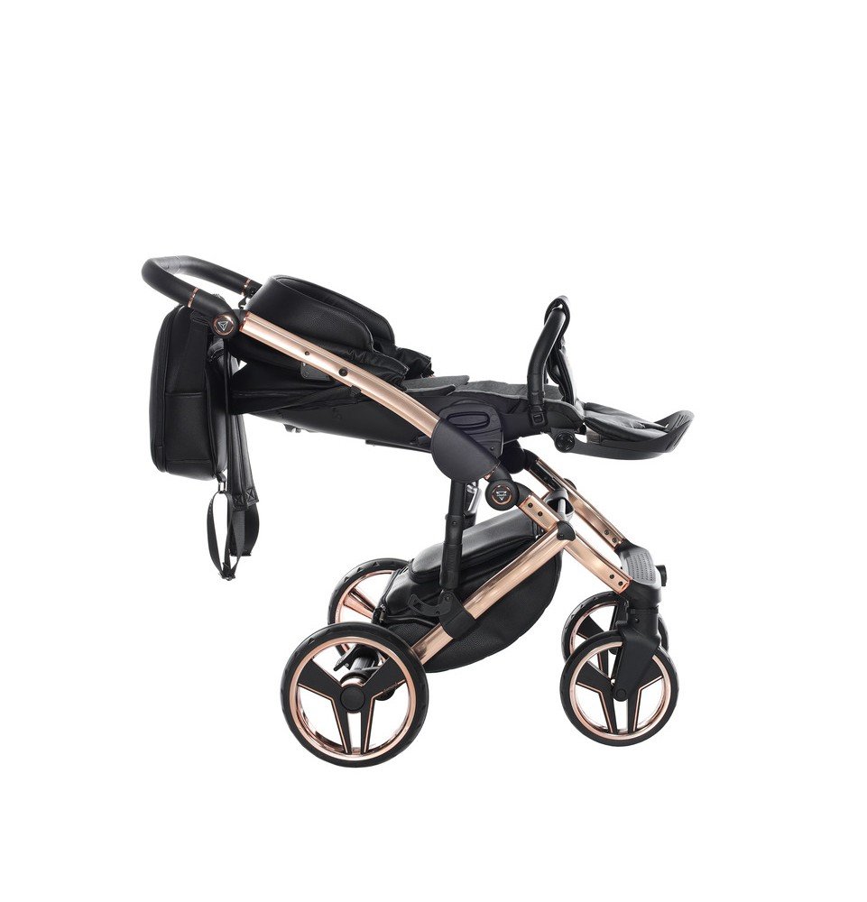 Universalus vežimėlis Junama HandCraft 3in1, Black/Copper