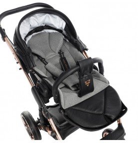 Universalus vežimėlis Junama HandCraft 3in1, Black/Copper