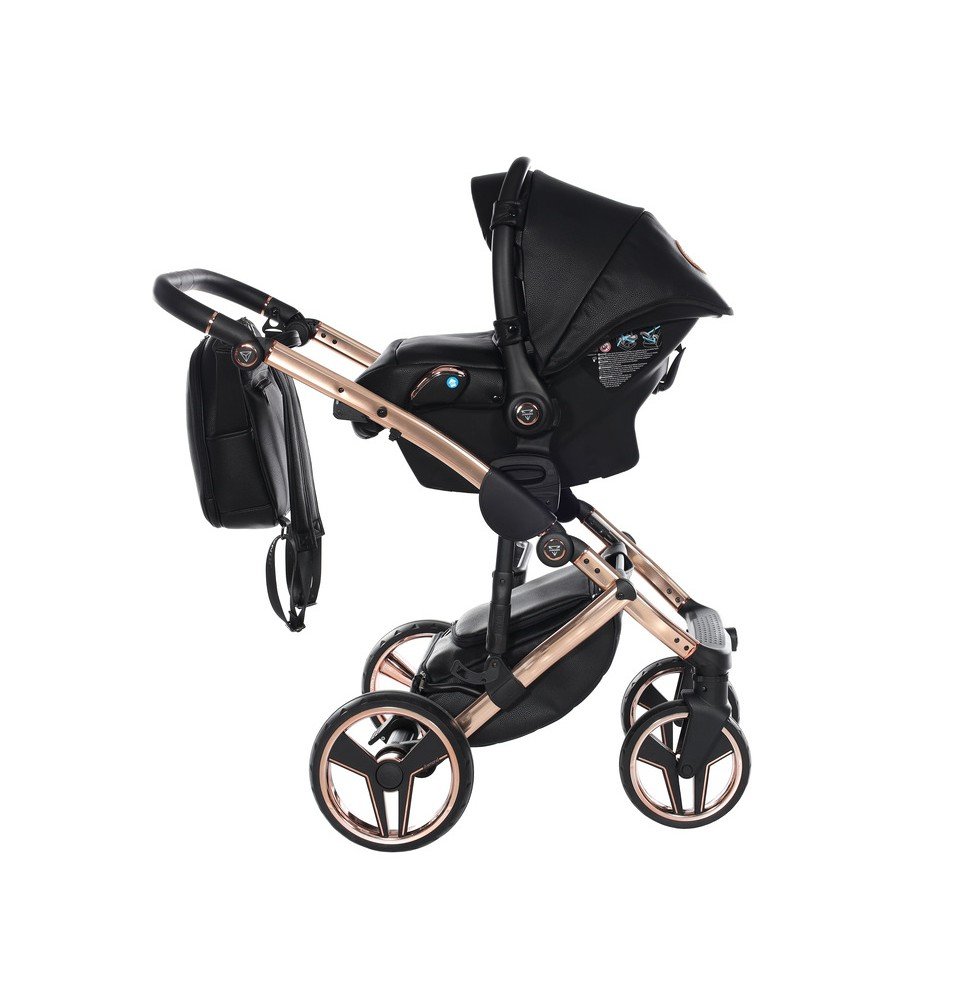 Universalus vežimėlis Junama HandCraft 3in1, Black/Copper