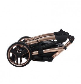 Universalus vežimėlis Junama HandCraft 3in1, Black/Copper