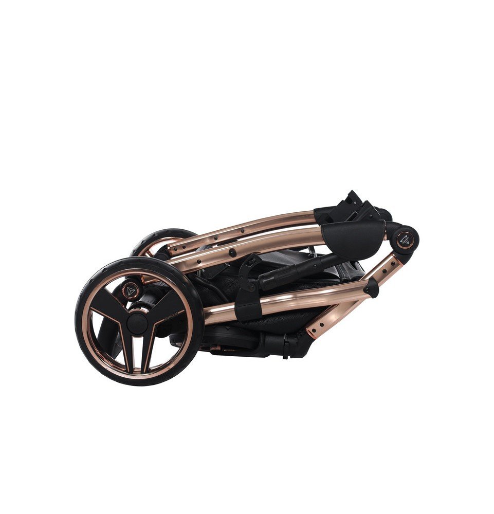 Universalus vežimėlis Junama HandCraft 3in1, Black/Copper