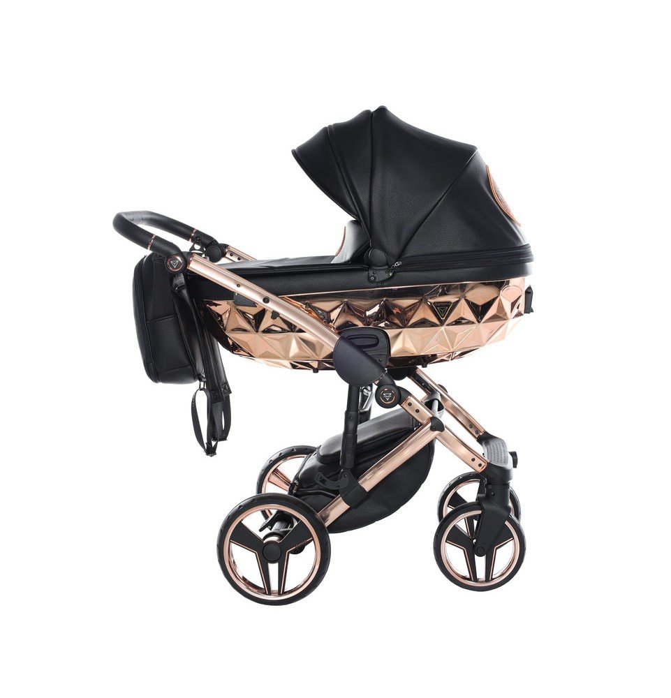 Universalus vežimėlis Junama HandCraft 2in1, Black/Copper