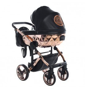 Universalus vežimėlis Junama HandCraft 2in1, Black/Copper