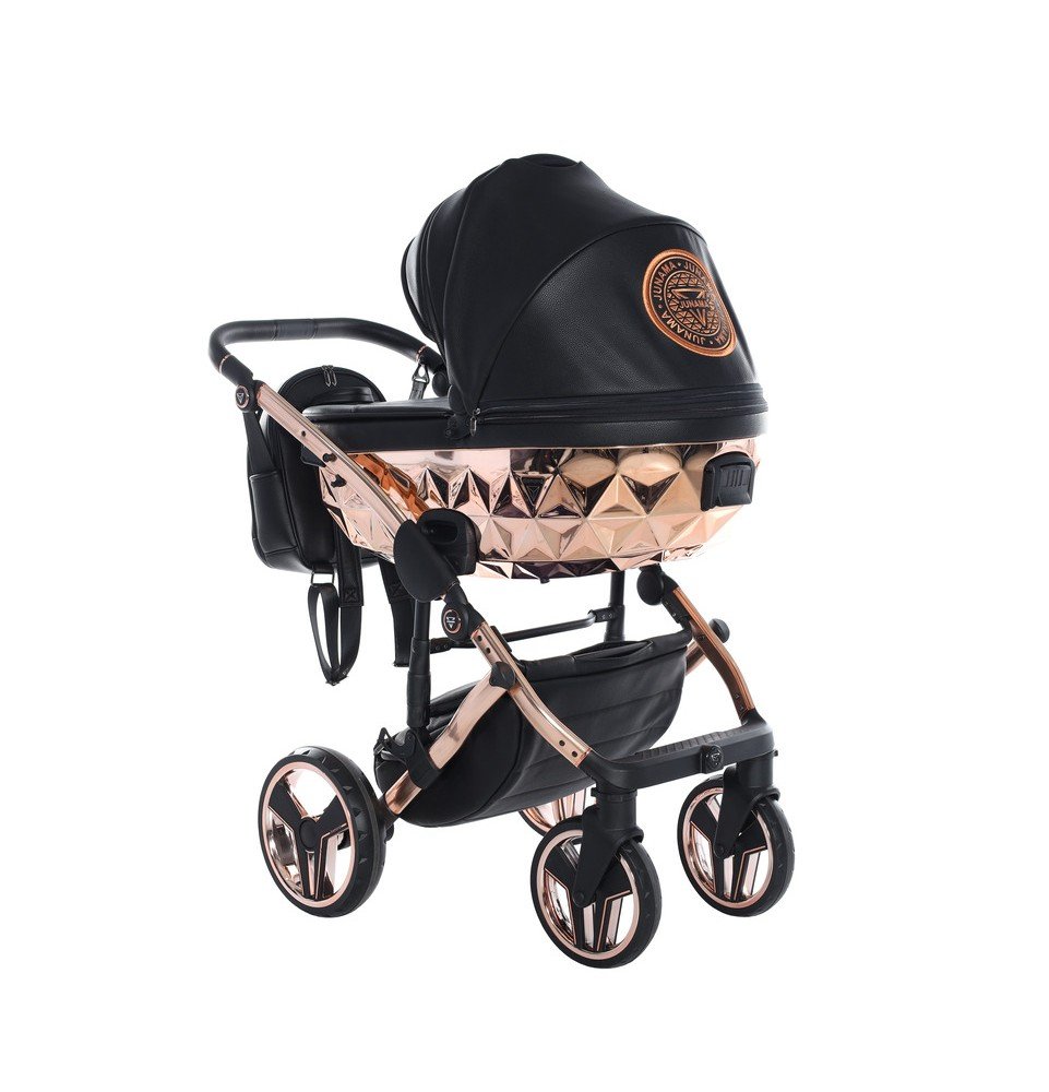 Universalus vežimėlis Junama HandCraft 2in1, Black/Copper