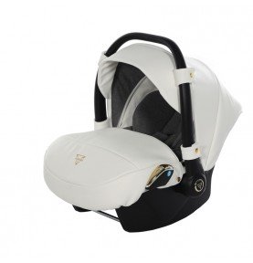 Universalus vežimėlis Junama HandCraft 3in1, White/Gold