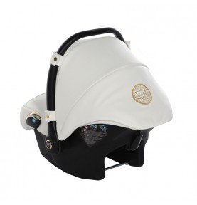 Universalus vežimėlis Junama HandCraft 3in1, White/Gold