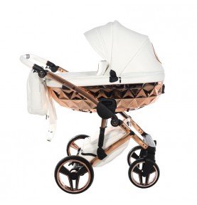 Universalus vežimėlis Junama HandCraft 2in1, White/Copper